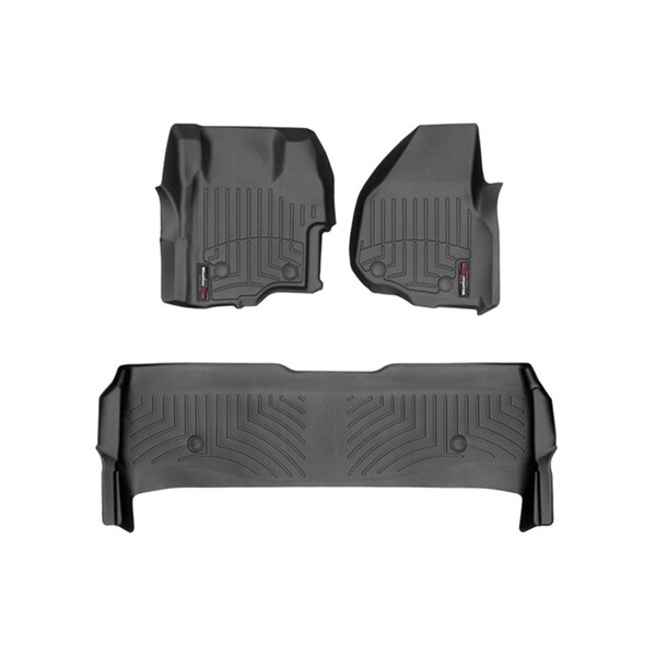 Front and Rear Floorliners for Vinyl Floors, 444261V-443052V